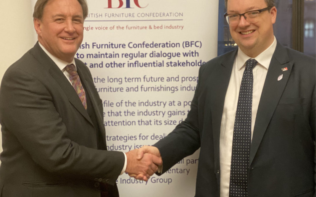 NEW CHAIRMAN FOR THE FURNITURE INDUSTRY’S NEWLY FORMED ALL PARTY PARLIAMENTARY GROUP
